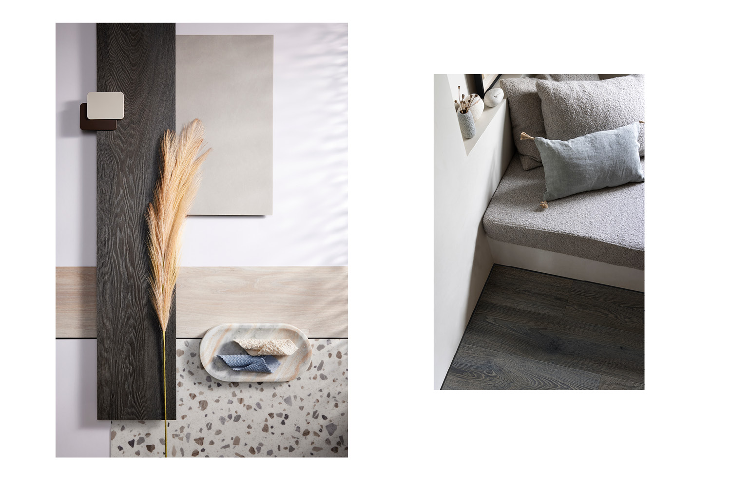 Luxury vinyl flooring - Roots collection -Echo the sea style - Moodboard